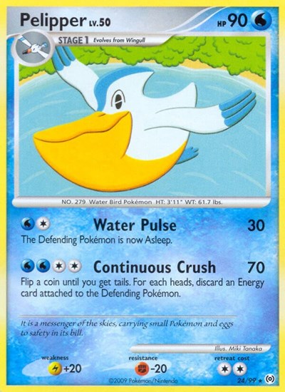 Pelipper (24) 24/99 — Platinum Arceus