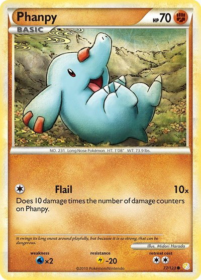 Phanpy 77 — HeartGold SoulSilver