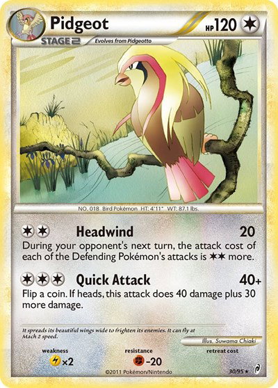 Pidgeot 30 — Call of Legends