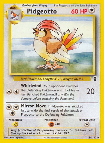 Pidgeotto 34 — Legendary Collection