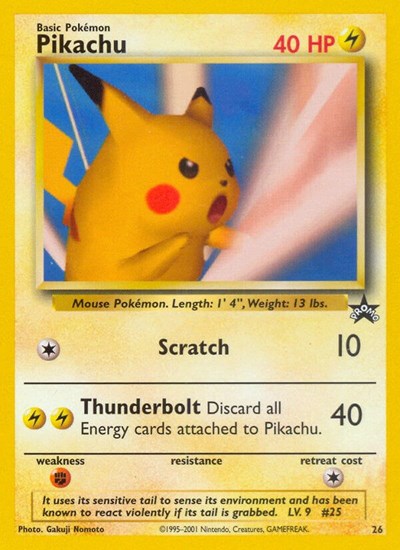 Pikachu (SNAP Promo) 26/53 — WoTC Promo