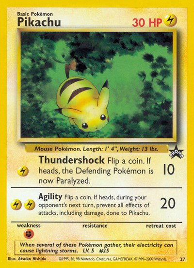 Pikachu (27) 27/53 — WoTC Promo
