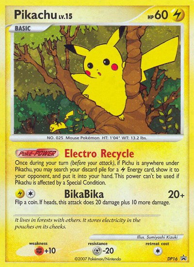 Pikachu DP16 — Diamond and Pearl Promos