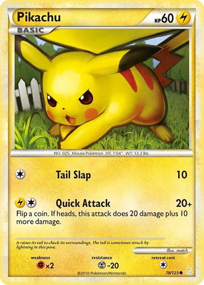 Pikachu 78 — HeartGold SoulSilver