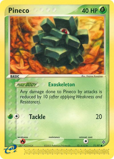 Pineco 71 — EX Dragon