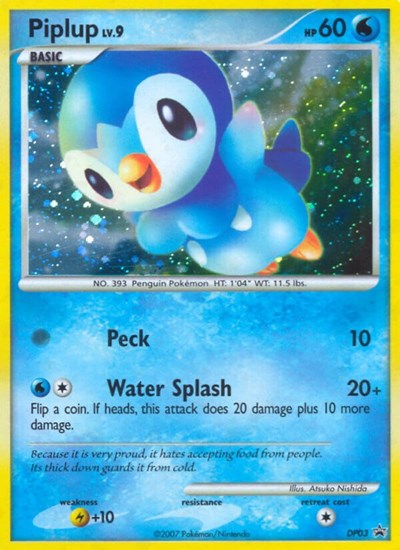 Piplup DP03 — Diamond and Pearl Promos