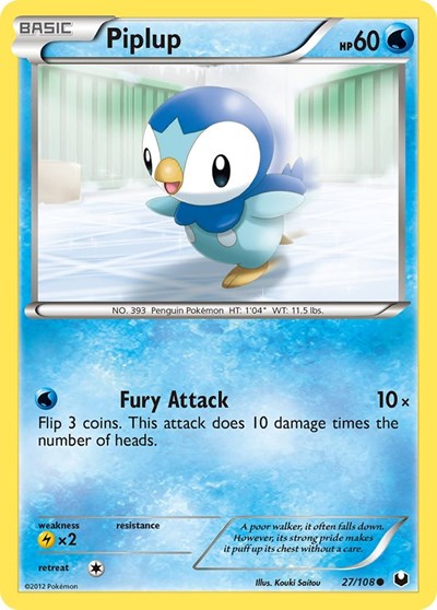 Piplup 27 — Dark Explorers