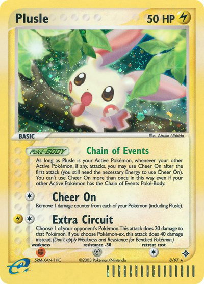 Plusle 8 — EX Dragon