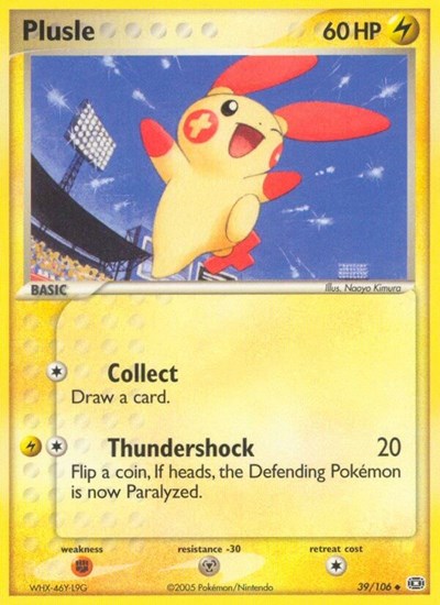 Plusle 39 — EX Emerald