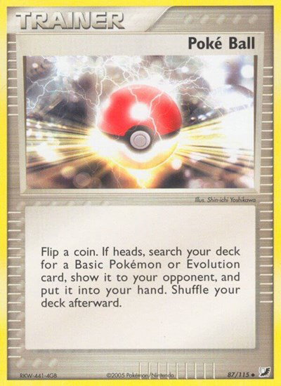 Poke Ball 87/115 — EX Unseen Forces