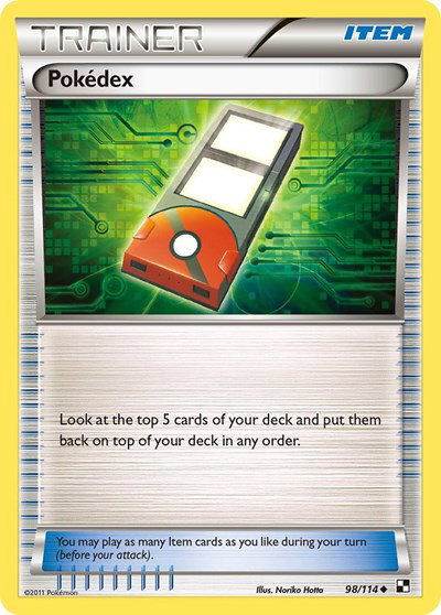 Pokedex 98 — Black and White