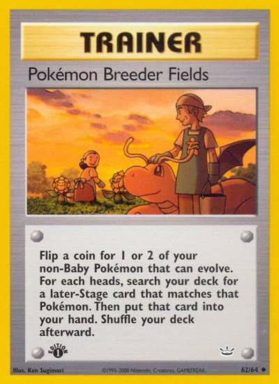 Pokemon Breeder Fields 62 — Neo Revelation