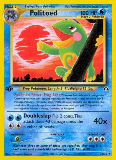 Politoed (27) 27 — Neo Discovery