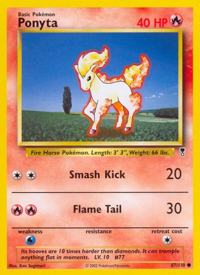 Ponyta 87 — Legendary Collection