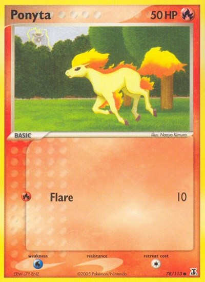 Ponyta 78 — EX Delta Species