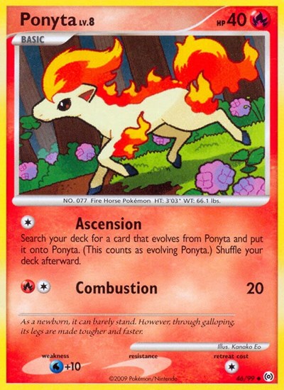 Ponyta (46) 46/99 — Platinum Arceus