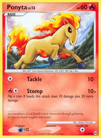 Ponyta (72) 72/99 — Platinum Arceus