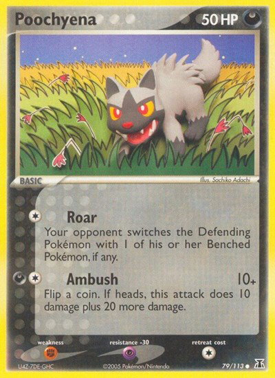 Poochyena 79 — EX Delta Species
