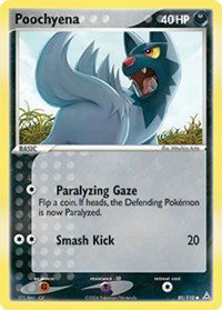 Poochyena 80 — EX Holon Phantoms