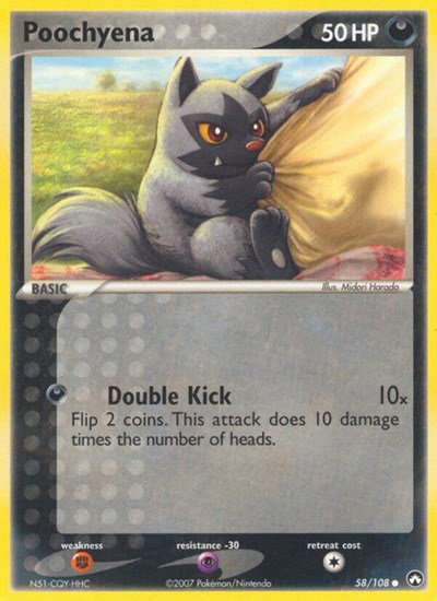 Poochyena 58 — EX Power Keepers