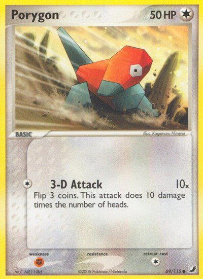 Porygon 69/115 — EX Unseen Forces