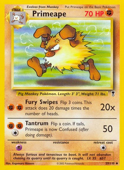 Primeape 59 — Legendary Collection