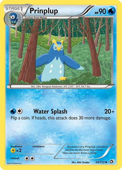 Prinplup 34 — Legendary Treasures