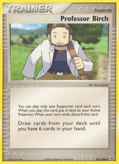 Professor Birch 82 — EX Emerald