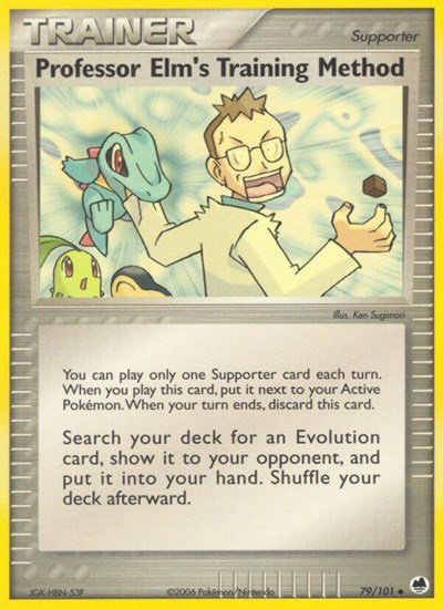 Professor Elm's Training Method 79/101 — EX Dragon Frontiers
