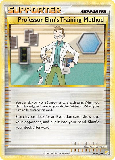 Professor Elm's Training Method 100 — HeartGold SoulSilver