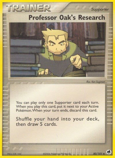 Professor Oak's Research 80/101 — EX Dragon Frontiers