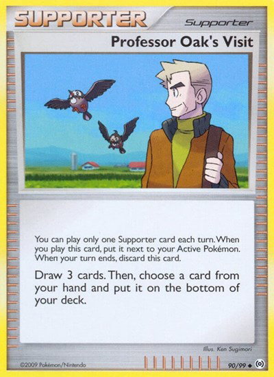 Professor Oak's Visit 90/99 — Platinum Arceus