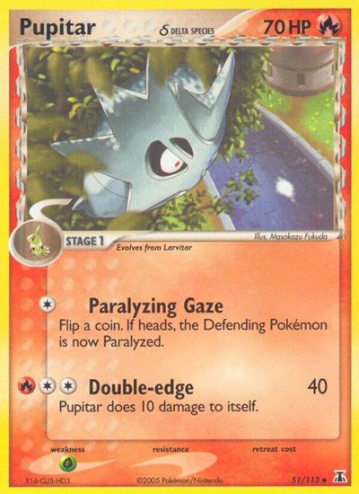 Pupitar (Delta Species) 51 — EX Delta Species