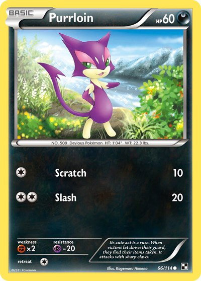 Purrloin 66 — Black and White