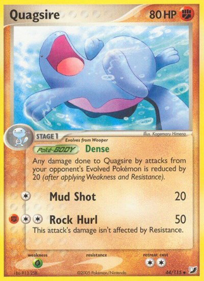 Quagsire 44/115 — EX Unseen Forces