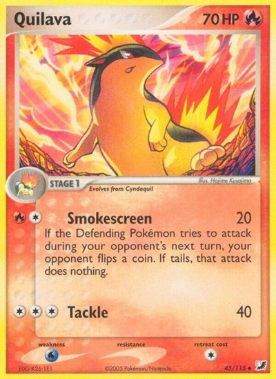 Quilava 45/115 — EX Unseen Forces
