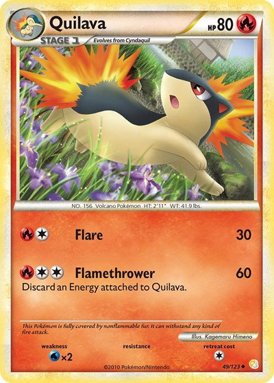 Quilava 49 — HeartGold SoulSilver