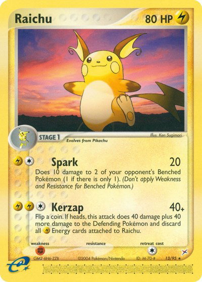 Raichu 13 — EX Team Magma vs Team Aqua