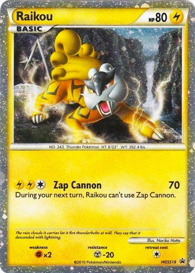 Raikou HGSS19 — HGSS Promos