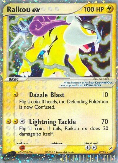 Raikou ex 92 — EX Team Magma vs Team Aqua