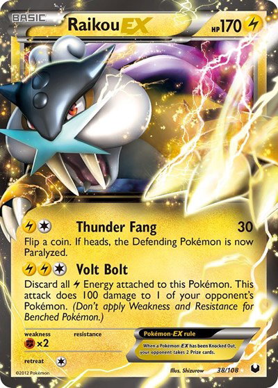 Raikou EX 38 — Dark Explorers