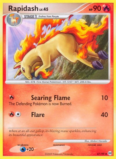 Rapidash (47) 47/99 — Platinum Arceus