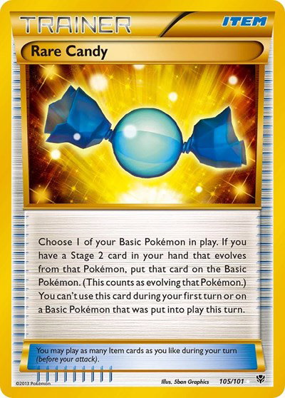 Rare Candy (105 Secret Rare) 105 — Plasma Blast