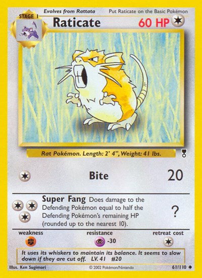 Raticate 61 — Legendary Collection