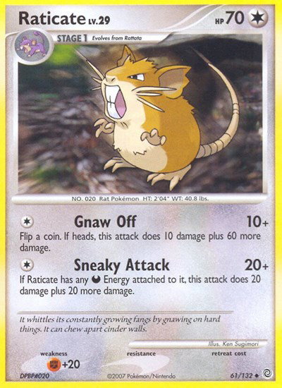 Raticate 61 — Secret Wonders