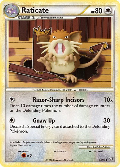 Raticate 34 — Undaunted