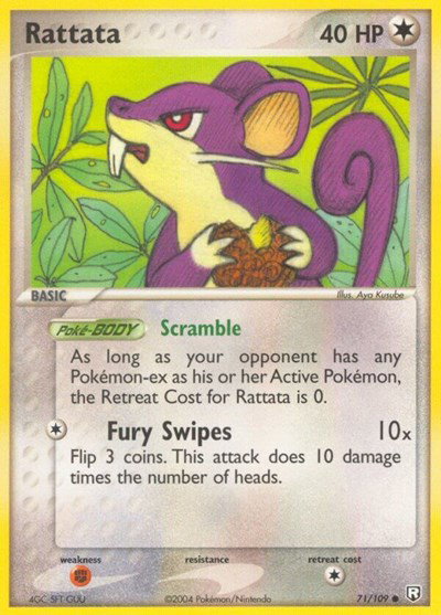Rattata (71) 71 — EX Team Rocket Returns
