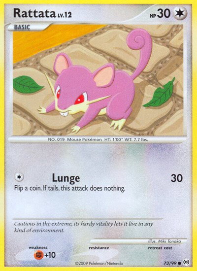 Rattata 73/99 — Platinum Arceus