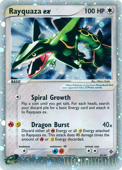 Rayquaza ex 97 — EX Dragon