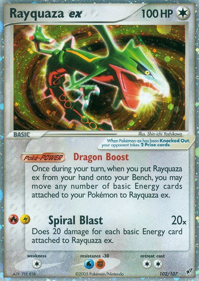 Rayquaza ex 102 — EX Deoxys